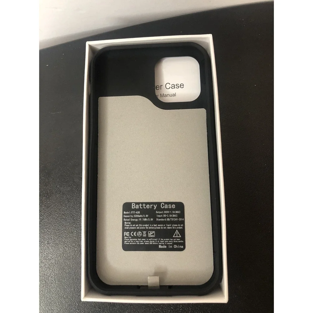 Battery Case‎ 5200mAh for iPhone Size 153x81x21mm Portable Charge
